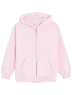 Sweatvest lichtroze