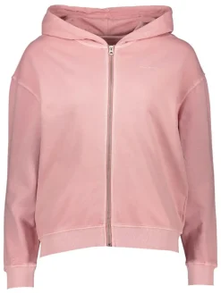 Sweatvest lichtroze