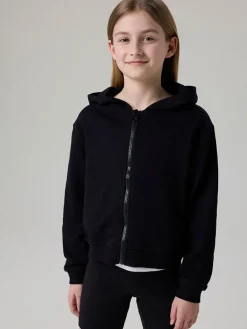 Sweatvest "Mille" zwart