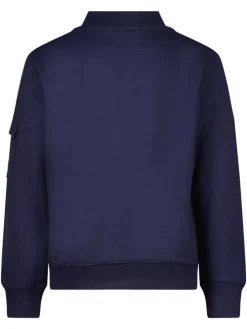 Sweatvest "Otawa" donkerblauw