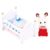 Sylvanian Families-acc. "Chocoladekonijntje Baby mit Babybes" - vanaf 3 jaar