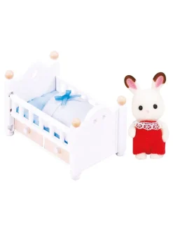 Sylvanian Families-acc. "Chocoladekonijntje Baby mit Babybes" - vanaf 3 jaar