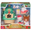 Sylvanian Families-accessoires "Baby Santa's Kersthuis" - vanaf 3 jaar