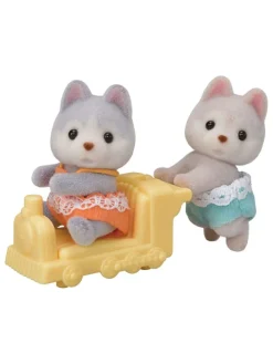 Sylvanian Families-accessoires "Husky Tweeling" - vanaf 3 jaar