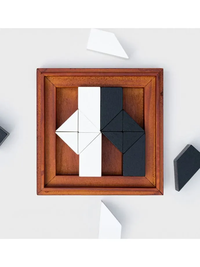 Tangram-puzzel ''Shapeshifter'' bruin - vanaf 8 jaar