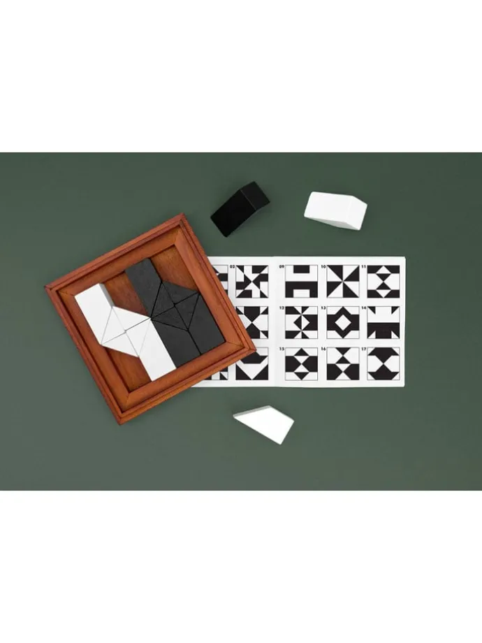 Tangram-puzzel ''Shapeshifter'' bruin - vanaf 8 jaar