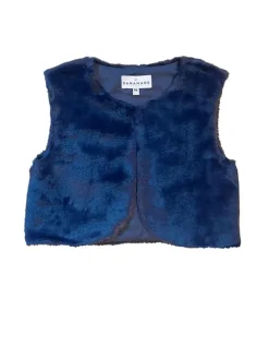 Teddygilet "Dhasel" blauw