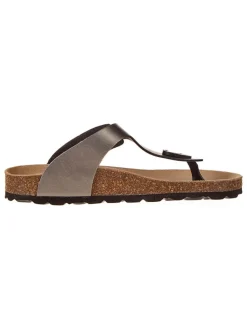 Teenslippers antraciet