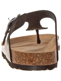 Teenslippers antraciet