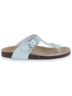 Teenslippers "Bio" lichtblauw