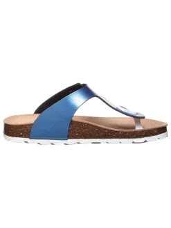 Teenslippers blauw