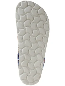 Teenslippers blauw/meerkleurig