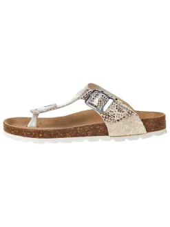 Teenslippers goudkleurig