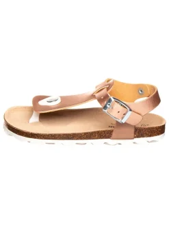 Teenslippers koperkleurig
