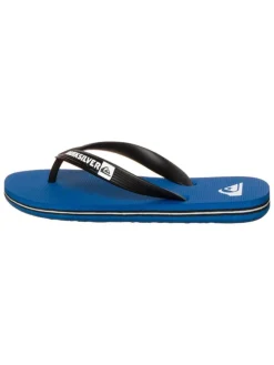 Teenslippers "Molokai" zwart/blauw