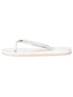Teenslippers wit/meerkleurig