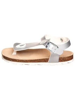 Teenslippers zilverkleurig