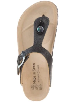 Teenslippers zwart