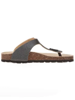 Teenslippers zwart