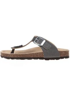 Teenslippers zwart
