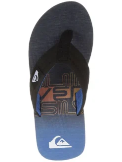 Teenslippers zwart/blauw