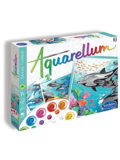 Tekenset "Aquarellum Junior - Dolfijnen" - vanaf 7 jaar