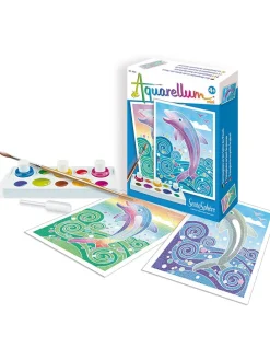 Tekenset "Aquarellum Mini - Dolfijnen" - vanaf 5 jaar