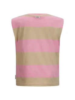 Top "Gislene" lichtroze/beige