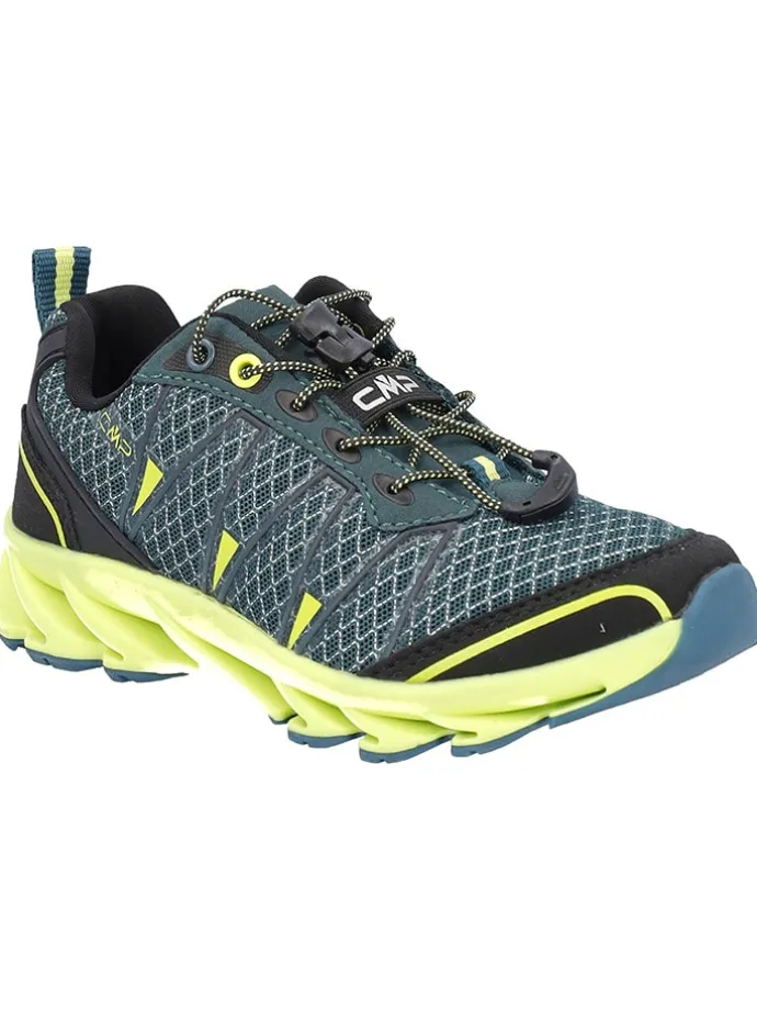 Trailrunningschoenen "Altak" donkerblauw/geel
