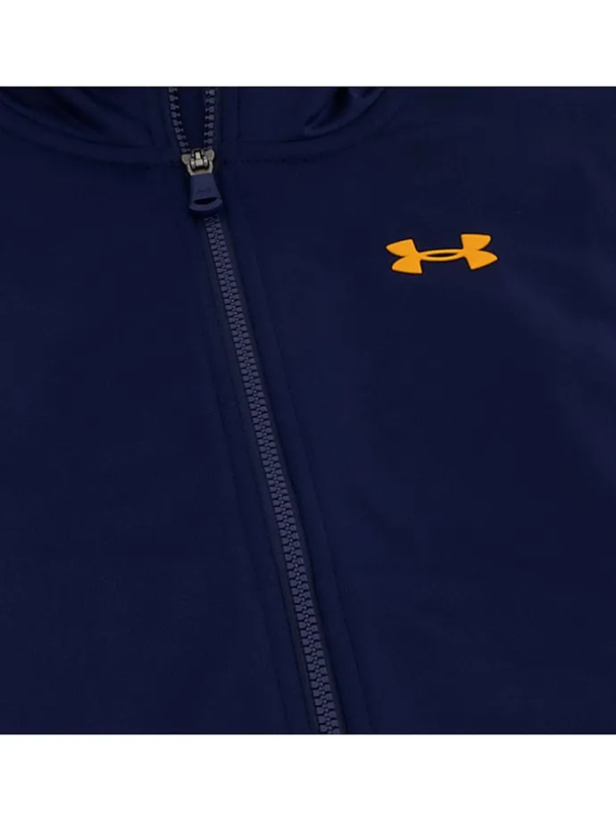 Trainingspak donkerblauw/oranje