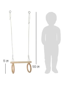 Trapeze met turnringen - vanaf 3 jaar