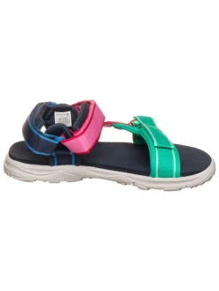Trekkingsandalen "Seven Seas" groen/roze/donkerblauw