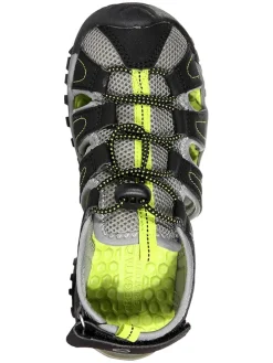 Trekkingsandalen zwart/groen