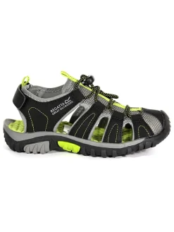 Trekkingsandalen zwart/groen
