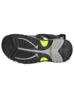 Trekkingsandalen zwart/groen