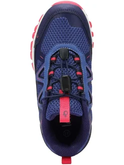 Trekkingschoenen donkerblauw/roze