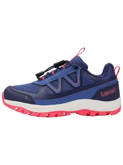 Trekkingschoenen donkerblauw/roze