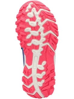 Trekkingschoenen donkerblauw/roze