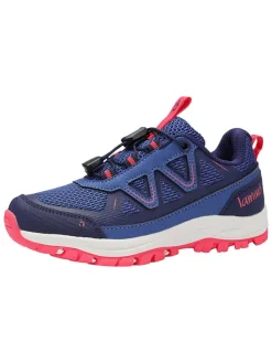 Trekkingschoenen donkerblauw/roze