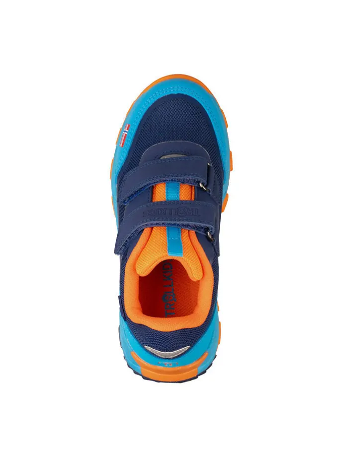 Trekkingschoenen "Preikestolen" donkerblauw/lichtblauw/oranje
