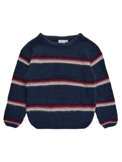 Trui "Dada" donkerblauw/meerkleurig