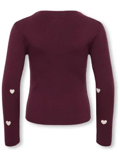 Trui "Hearts" paars