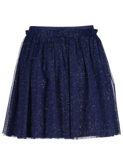 Tule rok donkerblauw