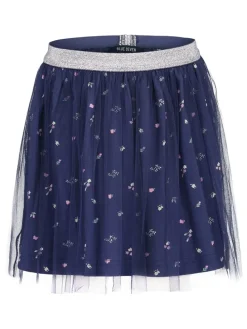 Tule rok donkerblauw
