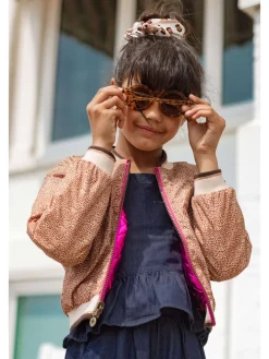 Tussenblouson "Amber" roze/beige/bruin