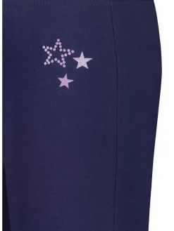 Uitlopende legging donkerblauw
