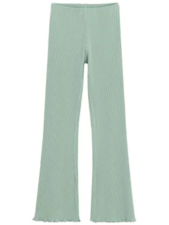 Uitlopende leggings groen
