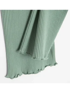 Uitlopende leggings groen