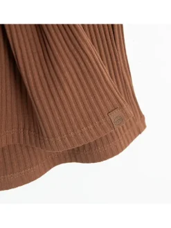 Uitlopende leggings lichtbruin