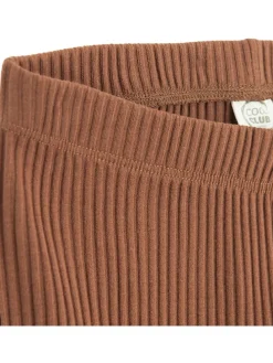 Uitlopende leggings lichtbruin